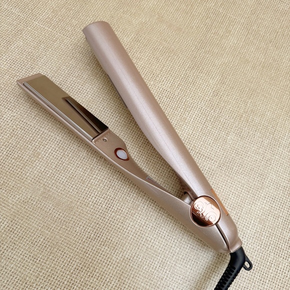 TYME Iron Pro Curling & Flat Iron Duo All-in-One Styling Tool in Rose Gold - Picture 6 of 14